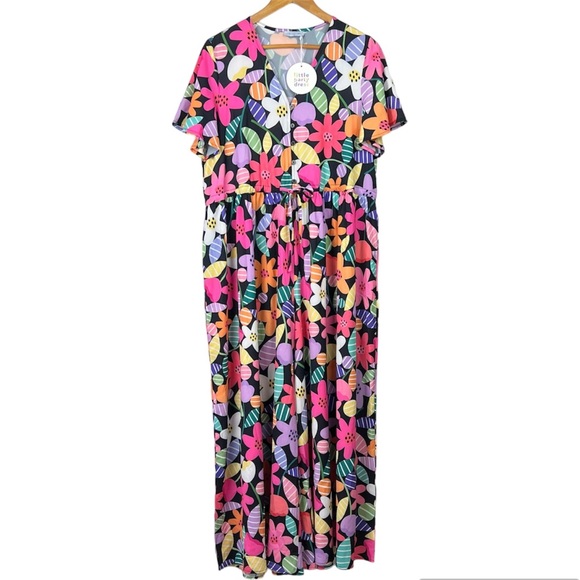 LPD Little Party Dress Justine Spring Fling Jumpsuit One-Piece Floral Size S 10 - Picture 7 of 14